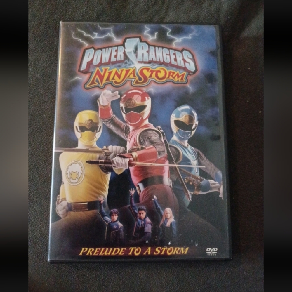 Power Ranger Ninja Storm DVD - Red, Yellow, Blue